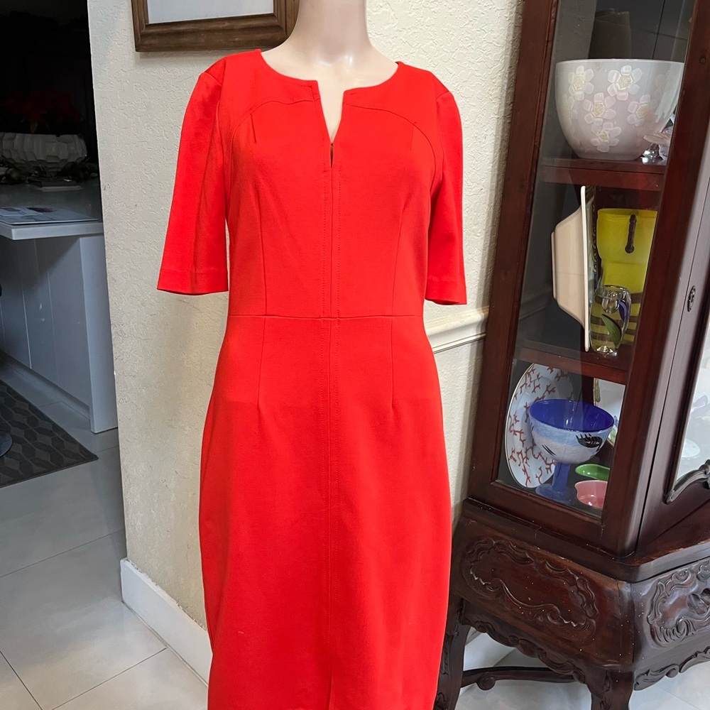 Trina Turk Vibrant Red Midi Dress